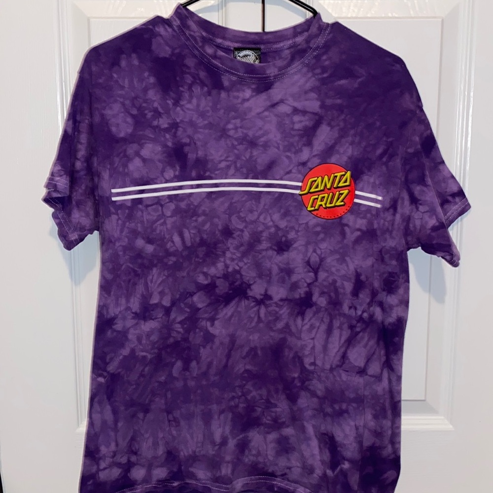 Santa Cruz Purple Tie-Dye Tee Men’s Size M